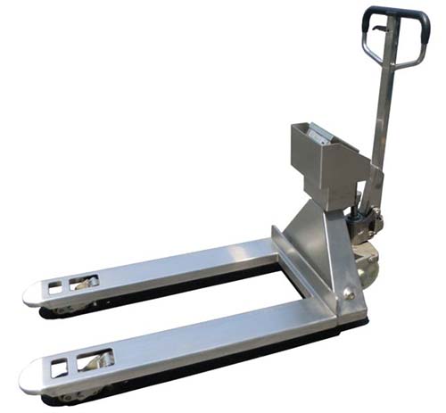 2.5噸不銹鋼電子叉車秤搬運(yùn)車